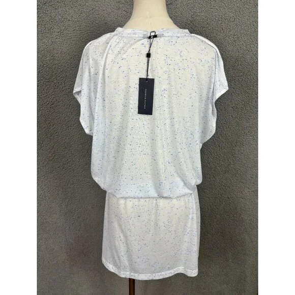 Tommy Hilfiger Multicolor V-Neck Swim Dress Cover up Drawstring Size L/XL NWT's. - Picture 5 of 8